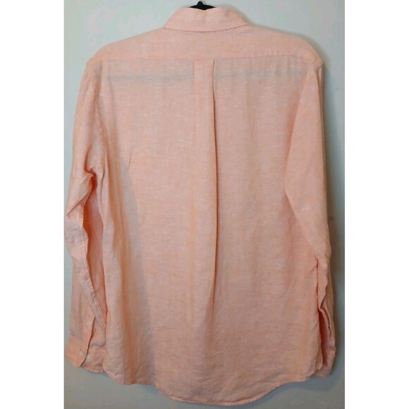Brooks Brothers Mens Shirt Sz M Regent %100 Irish Linen Button Down Solid $148 - Picture 3 of 16